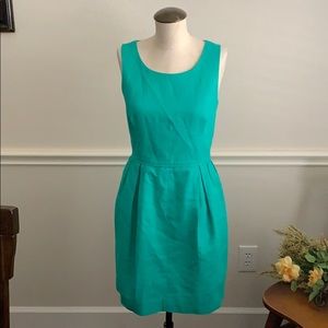 J. Crew Teal Sleeveless Dress